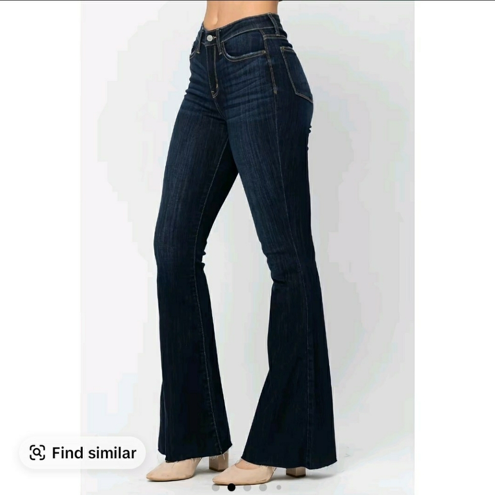 Judy Blue Dark Indigo Flare Jeans